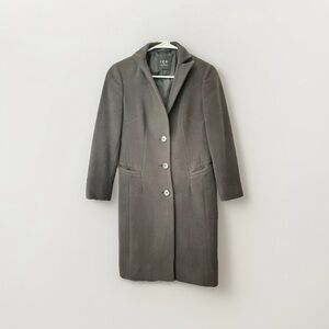 TER de Caractere Women's Gray Trench Coat - Made in Italy. US Size 4/EU 40
